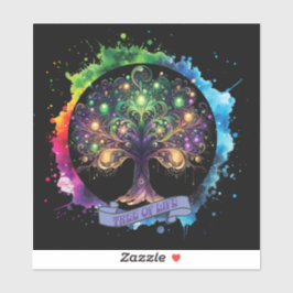 Livets träd v2 klistermärken