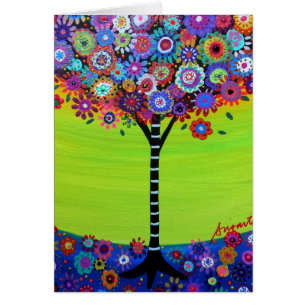 LIVETS TRÄD VID PRISARTS HÄLSNINGSKORT