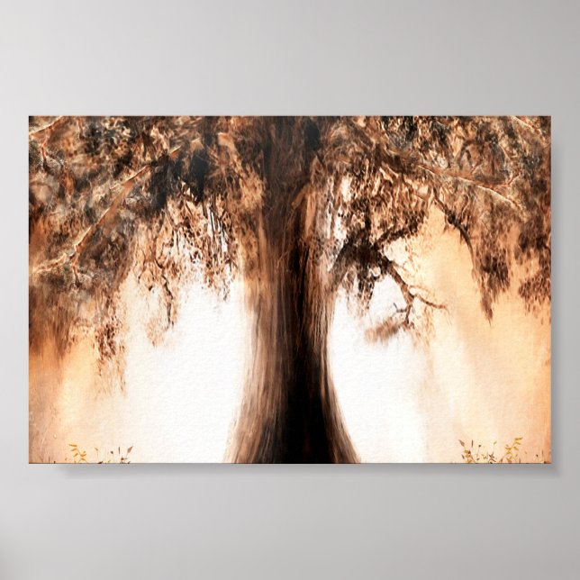 Livets träd vid Soluppgång Poster (Framsidan)