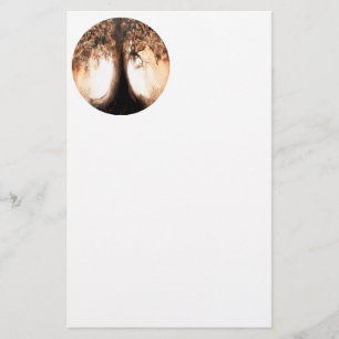 Livets träd vid Sunrise Stationery Brevpapper