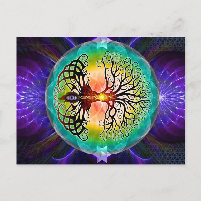 Livets träd vykort (Framsida)