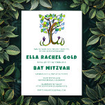 Livets träd Watercolor Anpassningsbar Pub Bat mitz Inbjudningar<br><div class="desc">Perfekt-kort för att tillkännage ett bat mitzvah, pub mitzvah eller annat judiskt firande! Hand skapade konst åt dig. FULLT ANPASSADE! Klicka på "Anpassa" ovan om du vill redigera texten. Klicka på "Redigera med verktyg" om du vill justera typsnitt, färg och placeringar och ta bort baksidans design om du vill (jag...</div>