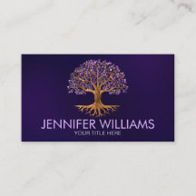 Livets träd-Yggdrasil-Amethyst Löv