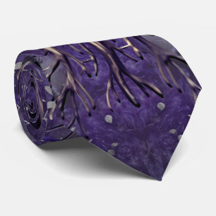 Livets träd - Yggdrasil Amethyst och silver Slips