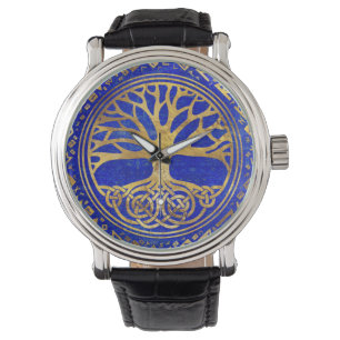 Livets träd-Yggdrasil - Lapis Lazuli Armbandsur