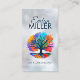 Livets träd - Yggdrasil - Vattenfärgen bläck Visitkort
