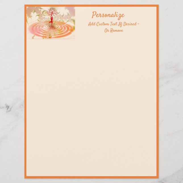 Livets träd Zen Yoga Namaste Personlig (Framsida)