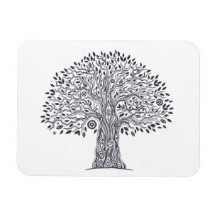 Livets trädklotter magnet