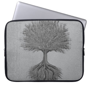 Livets trädkrom 2 laptop sleeve