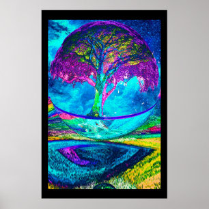Livets trädmeditation poster