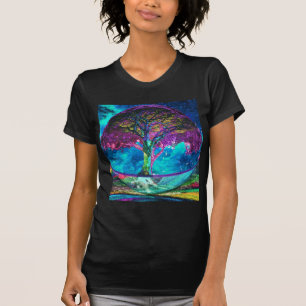 Livets trädmeditation t shirt
