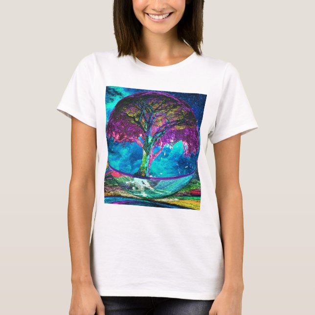 Livets trädmeditation tee (Framsida)