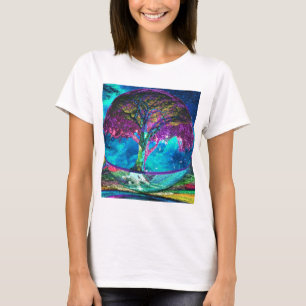 Livets trädmeditation tee shirt
