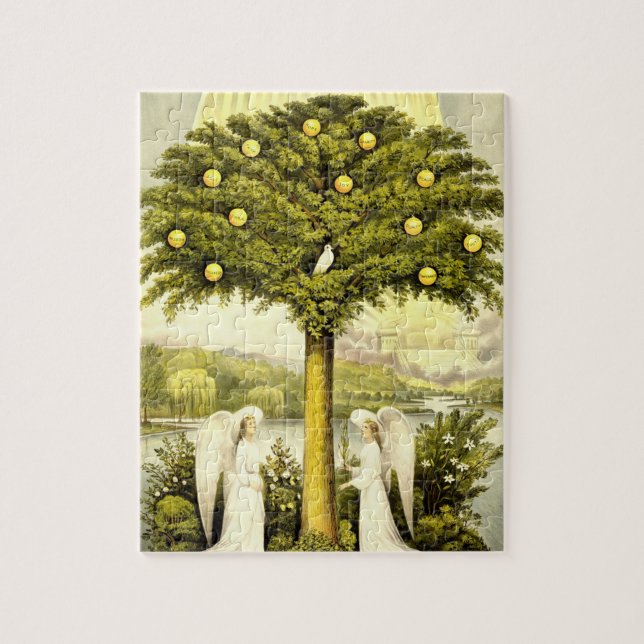 Livets trädpussel pussel (Vertikal)