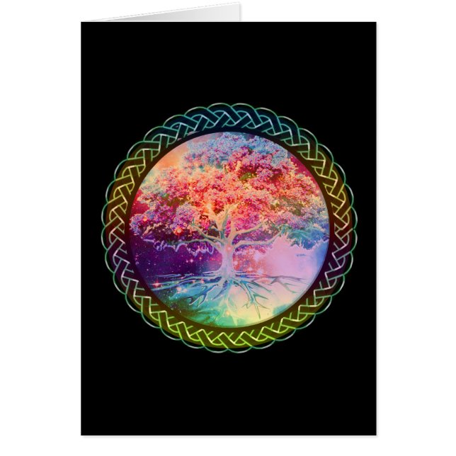 Livets trädTranquility Hälsningskort (Framsidan)