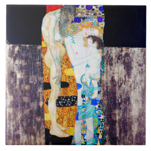 Livets tre år, Gustav Klimt Kakelplatta