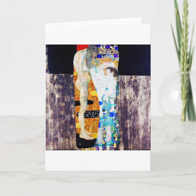Livets tre år, Gustav Klimt Kort (Framsida)