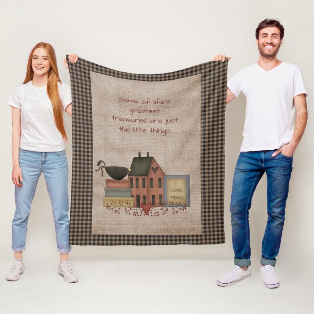 Livets Underbarare kurser - Primitiv Land Fleecefilt (På plats)