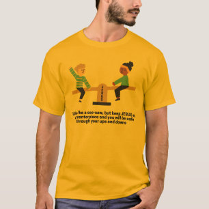 Livets upp- och nedgångar som en synsågad t-shirt