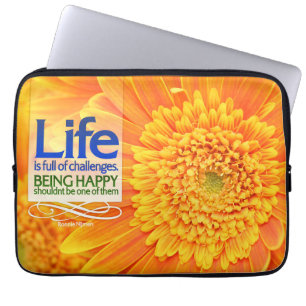 "Livets utmaningar och lycka" inspirationsoffert Laptop Fodral