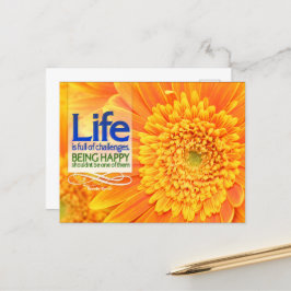 "Livets utmaningar och lycka" inspirationsoffert Vykort