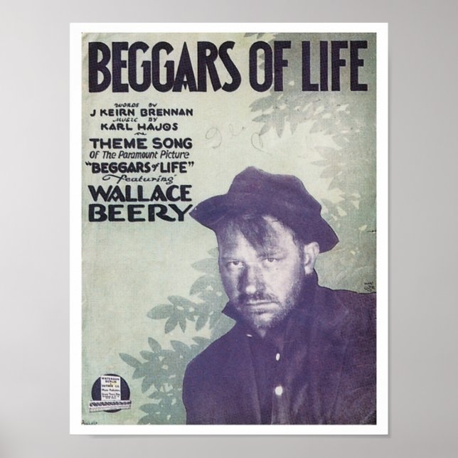 Livets Vintage Songbook Cover Poster (Framsidan)