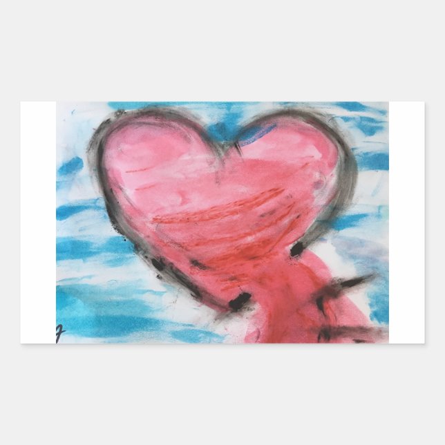 Livförsäkring Rektangulärt Klistermärke (Framsida)