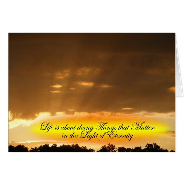 Livförsäkringsfrågor Hälsningskort (Framsidan Horizontal)