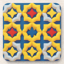 Livfull geometrisk heminredning Klara färger