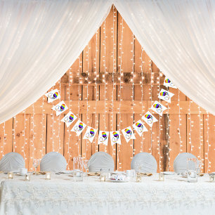 Livfull regnbåge minimalistisk tulpan LGBTQ+ Vimplar