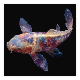 Livfulla Galaxy Koi Fototryck