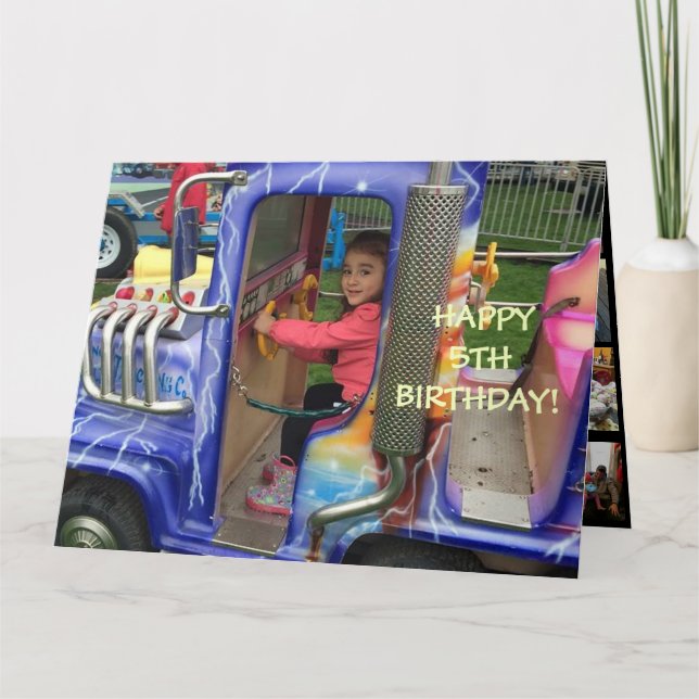 Livias femte födelsedag kort (Framsida)