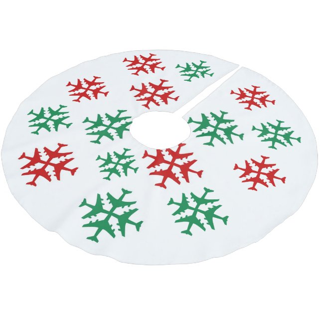 Livin den dröm- trädkjolen julgransmatta borstad polyester (Vinklad)