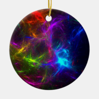 Livin i en ravers paradis julgransprydnad keramik