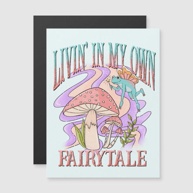 Livin’ in My Fairytale - Frog & Mushroom (Fram/baksida)