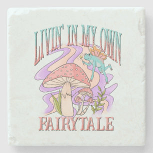 Livin’ in My Fairytale - Frog & Mushroom Stenunderlägg