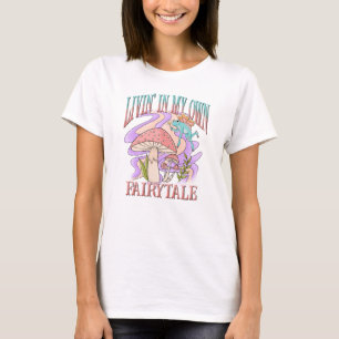 Livin’ in My Fairytale - Frog & Mushroom T Shirt