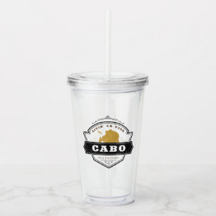 Livin La Vida Cabo Cabo San Lucas Acrylic Tumble Take Away Mugg