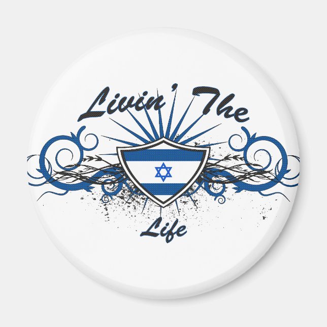 Livin the Isreal Life Magnet (Framsidan)