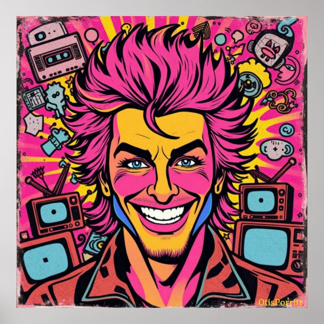 LIVING IN THE EIGHTIES-10 POSTER (Framsidan)