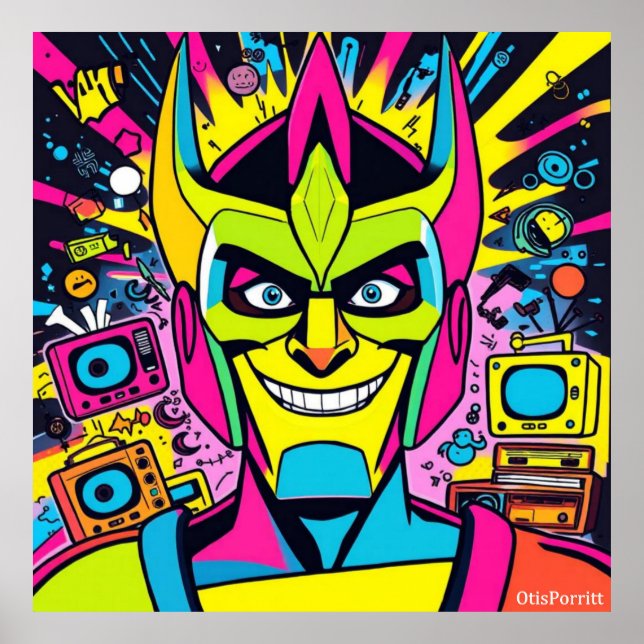 LIVING IN THE EIGHTIES-3 POSTER (Framsidan)