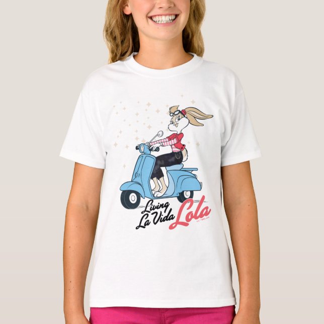 Living La Vida Lola Scooter Graphic T Shirt (Framsida)