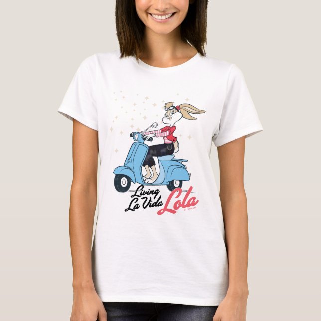 Living La Vida Lola Scooter Graphic T Shirt (Framsida)