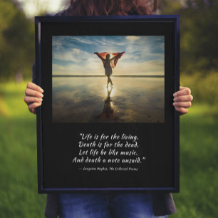 Living Langston Hughes liv Poster