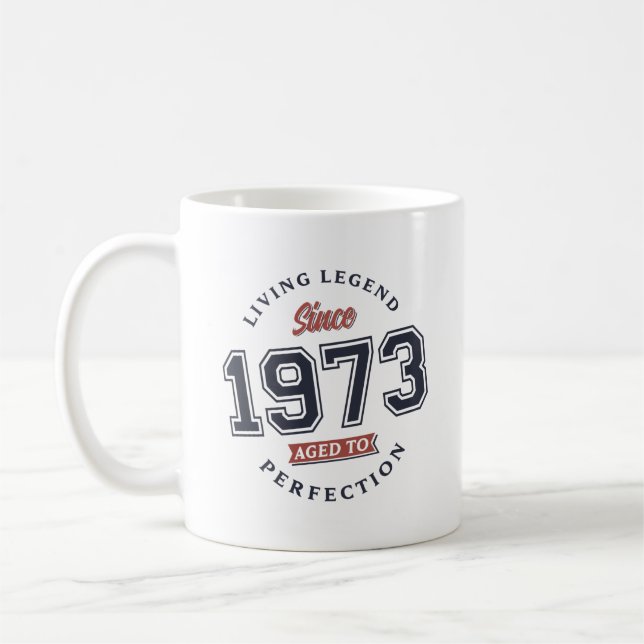 Living Legend 1973 Åldras till perfektion Kaffemugg (Vänster)
