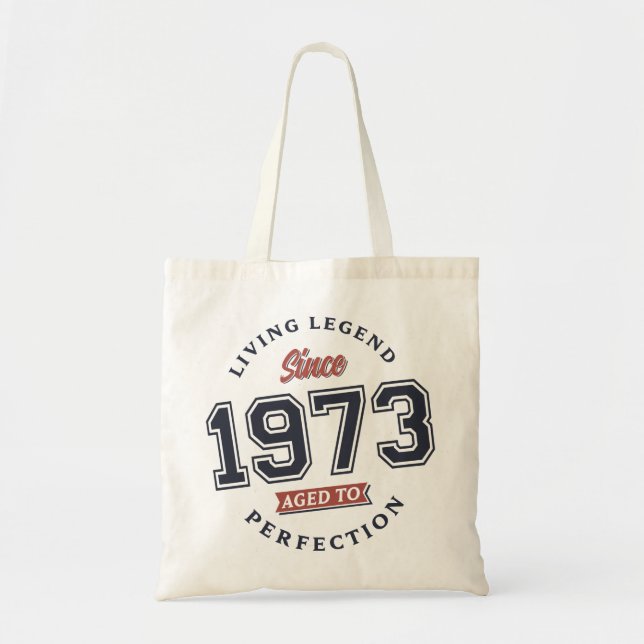 Living Legend 1973 Åldras till perfektion Tygkasse (Framsidan)