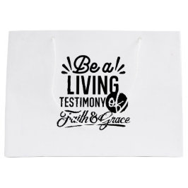Living Testimony Bible Quote Christian Motivation