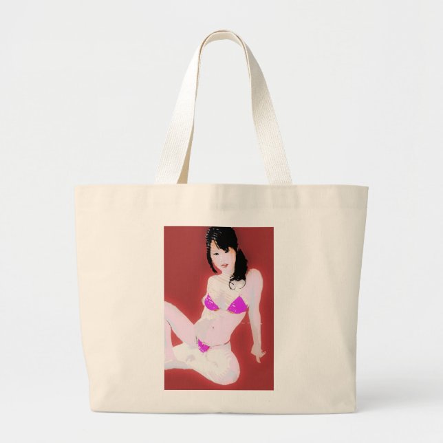 LivingDoll1 Jumbo Tygkasse (Framsidan)