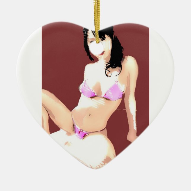 LivingDoll 5 Julgransprydnad Keramik (Framsidan)