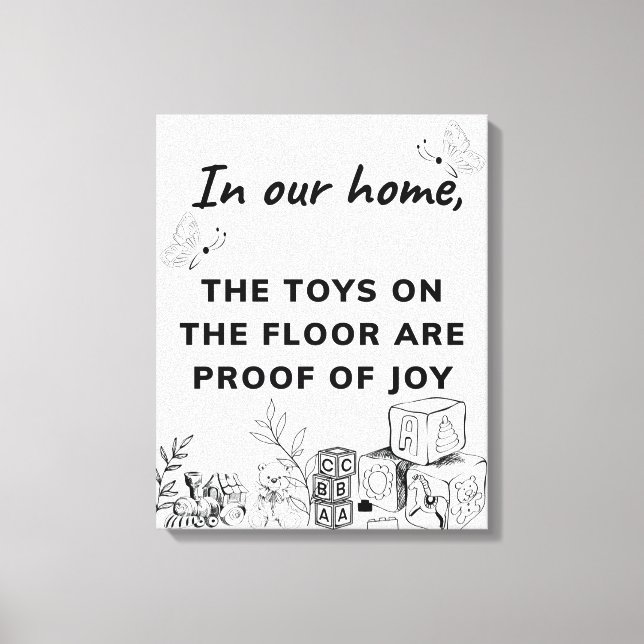 Livingroom Funny Wall Art Canvastryck (Framsida)